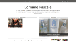 Desktop Screenshot of lorrainepascale.com